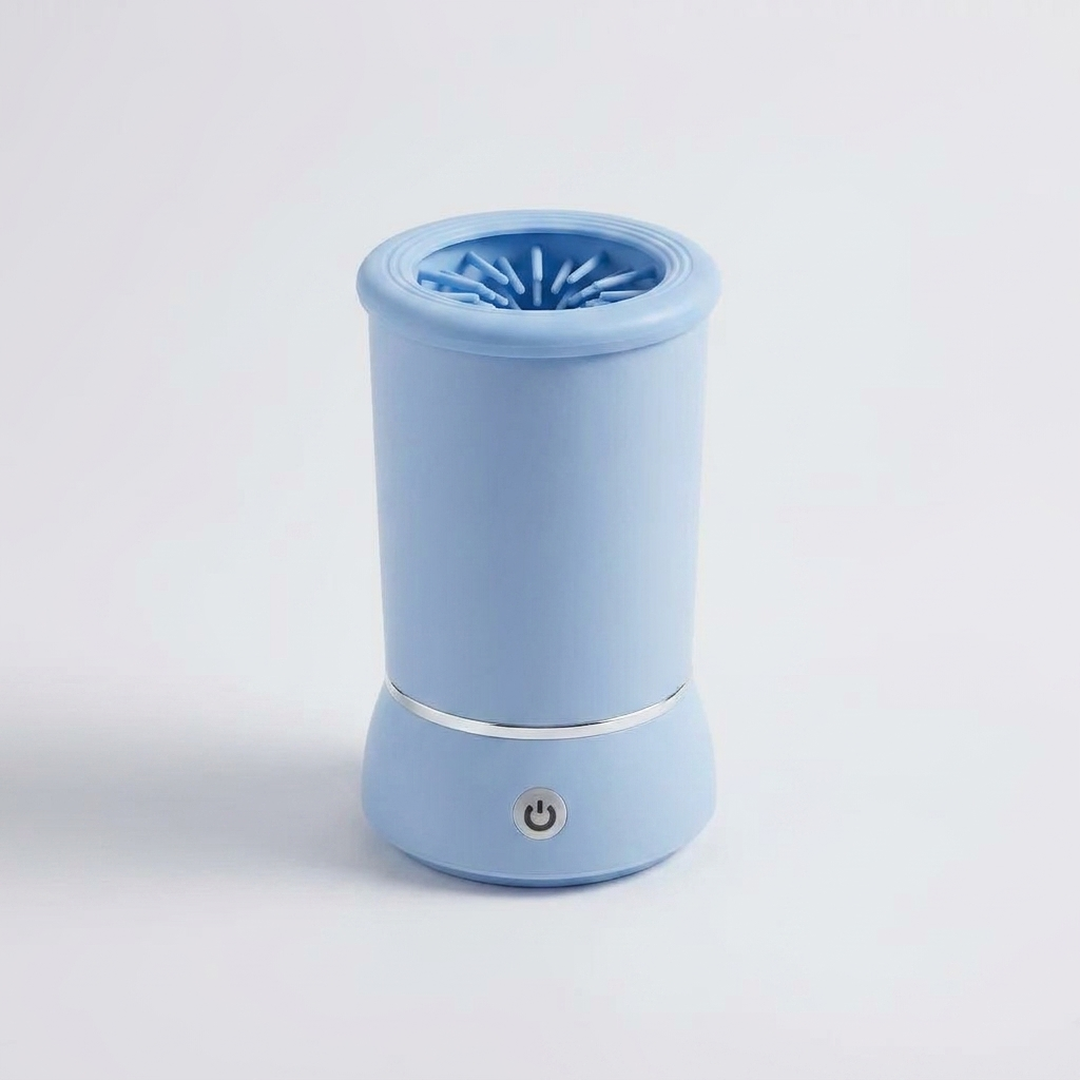 PawPure Motorized Paw Washer — Hands-Free Muddy-Paw Cleaner