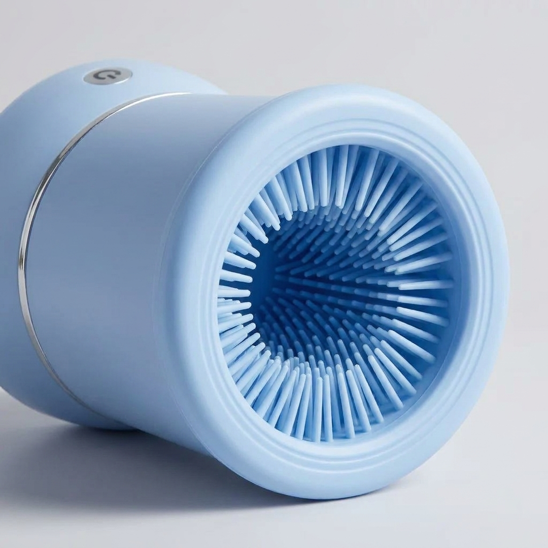 PawPure Motorized Paw Washer — Hands-Free Muddy-Paw Cleaner