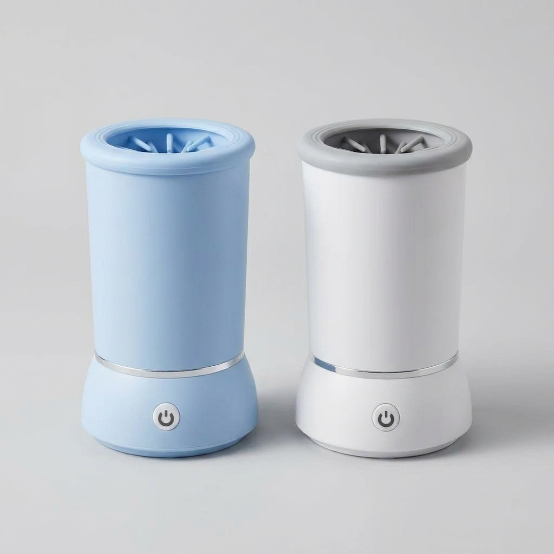 PawPure Motorized Paw Washer — Hands-Free Muddy-Paw Cleaner